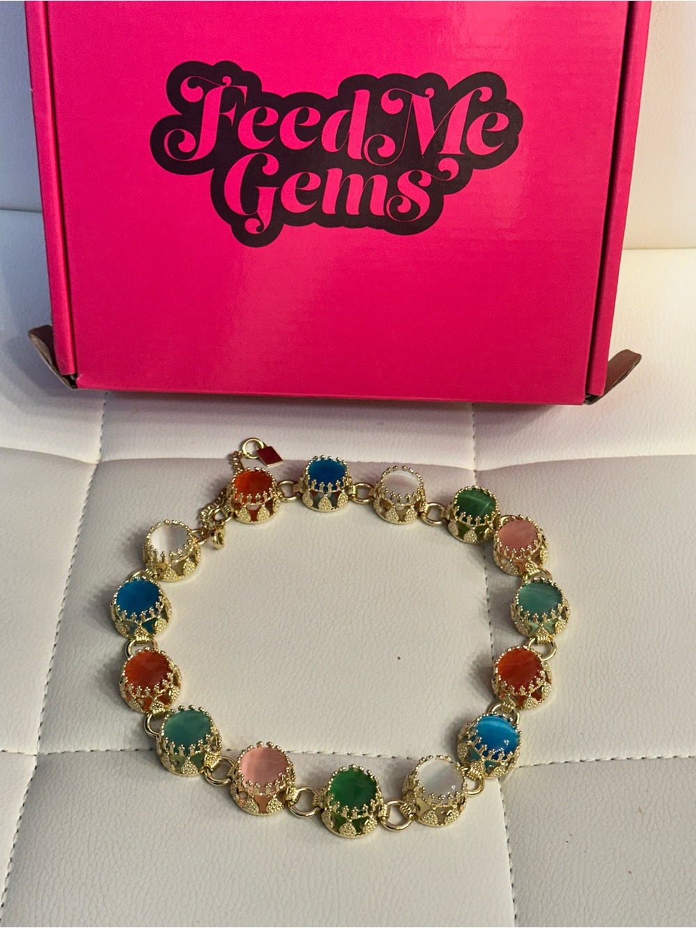 Multicolor Gold Bracelet
